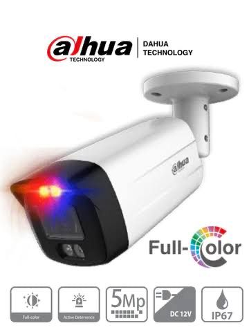 Cámara de Seguridad Dahua Full-Color 5MP – Exterior IP67